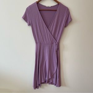 Rolla Coaster Lilac Wrap Dress